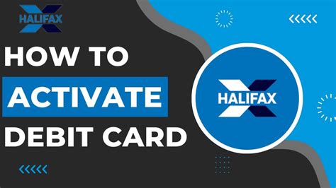 how to activate halifax contactless card|activate halifax debit card.